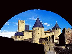 Chateau Comtal, Carcassonne, France